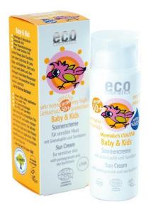 Ekologisk solskyddskräm för barn SPF 50+ Eco Cosmetics